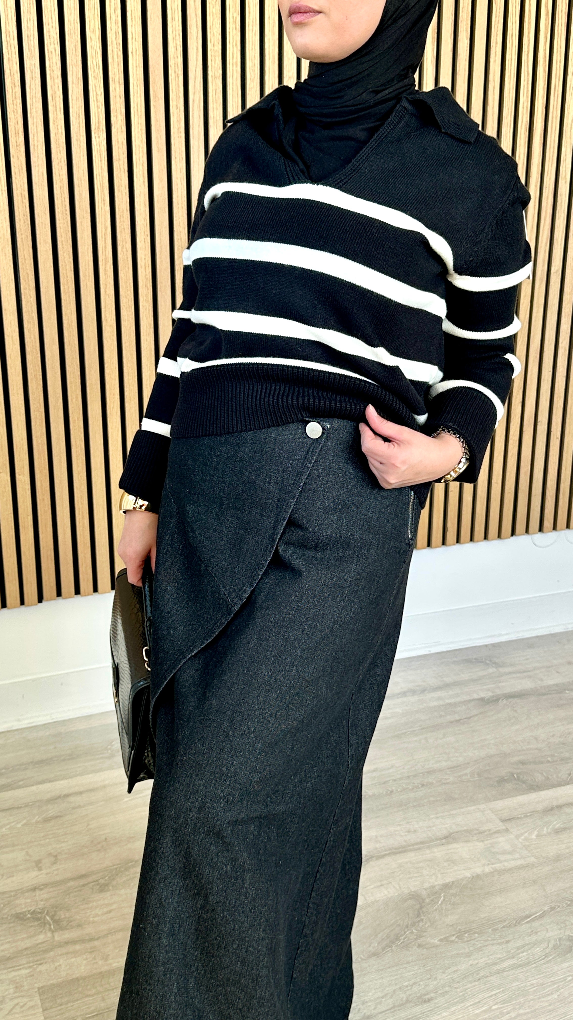 Jupe Extra Longue Noir