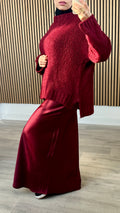 Pull en laine Burgundy