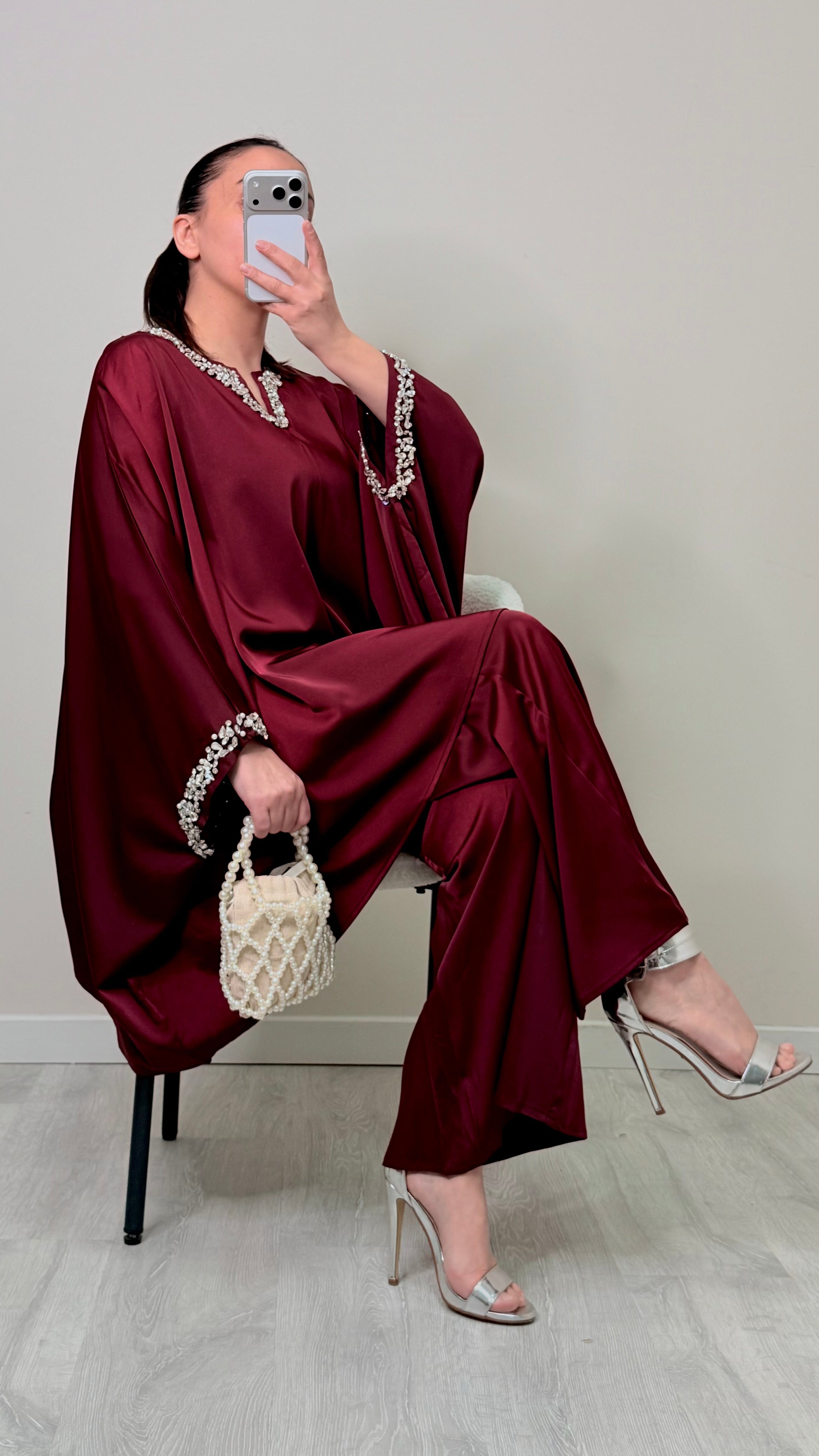 Ensemble Satin Strass