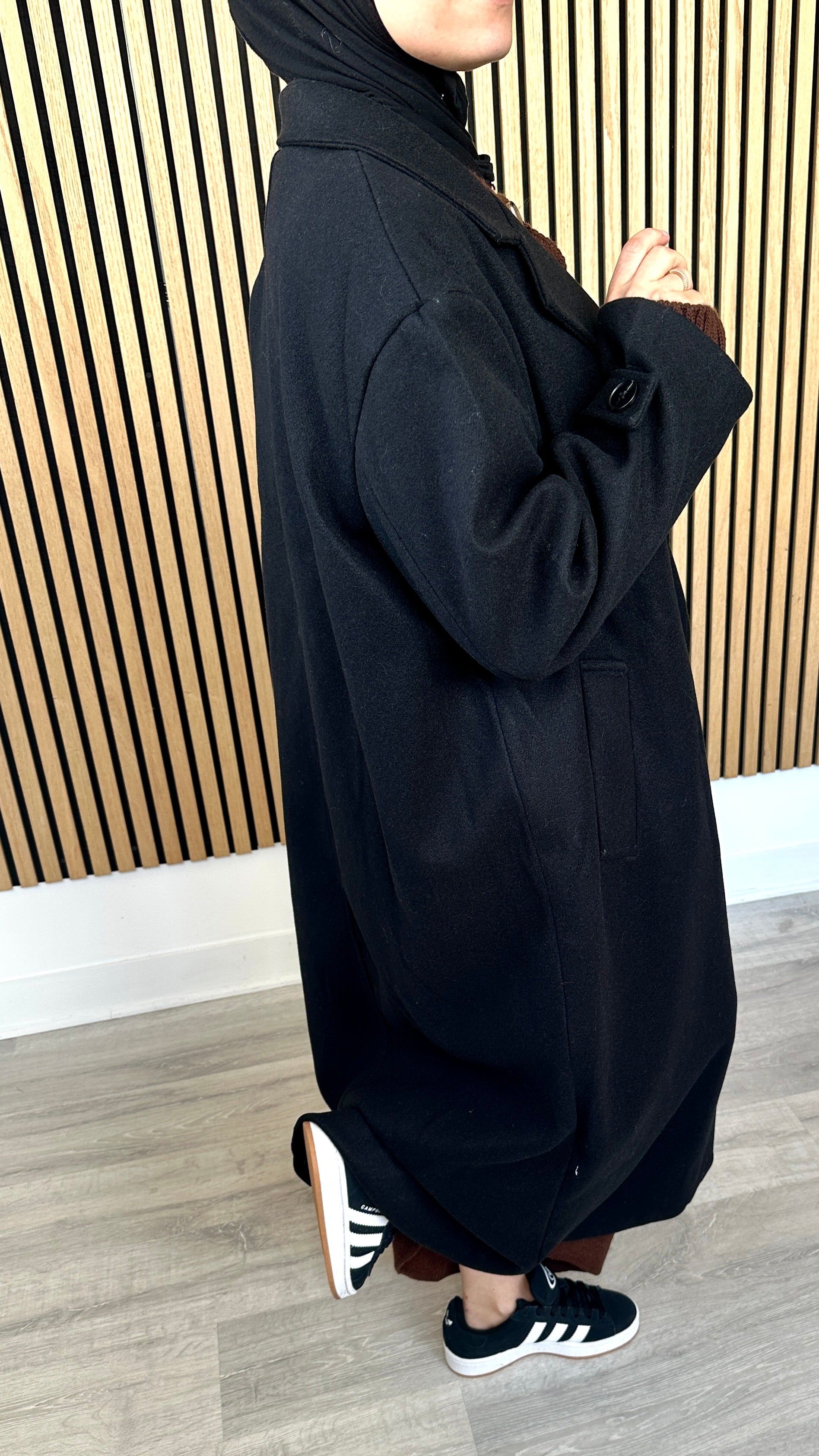 Manteau long Noir