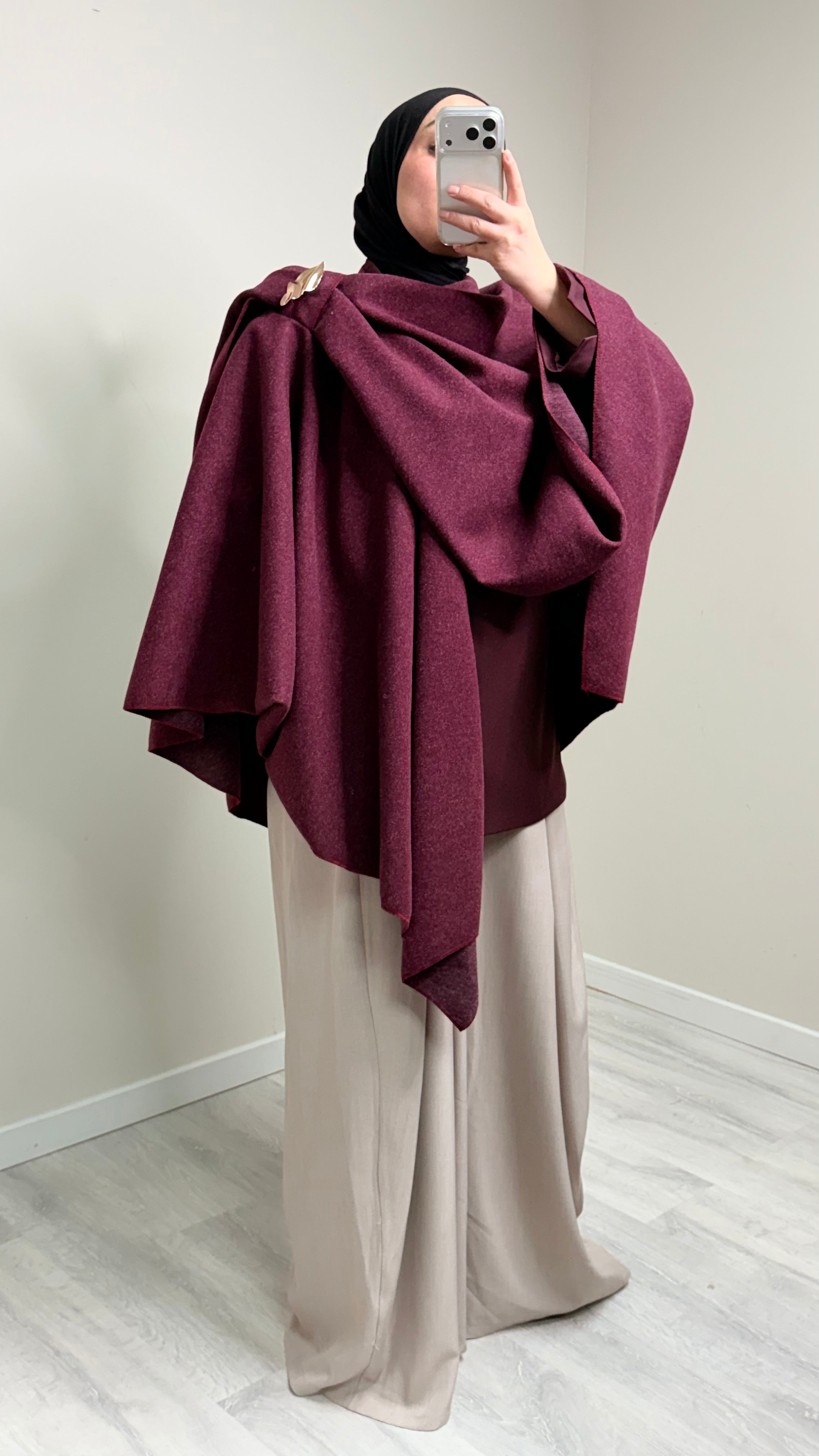 Cape longue Burgundy