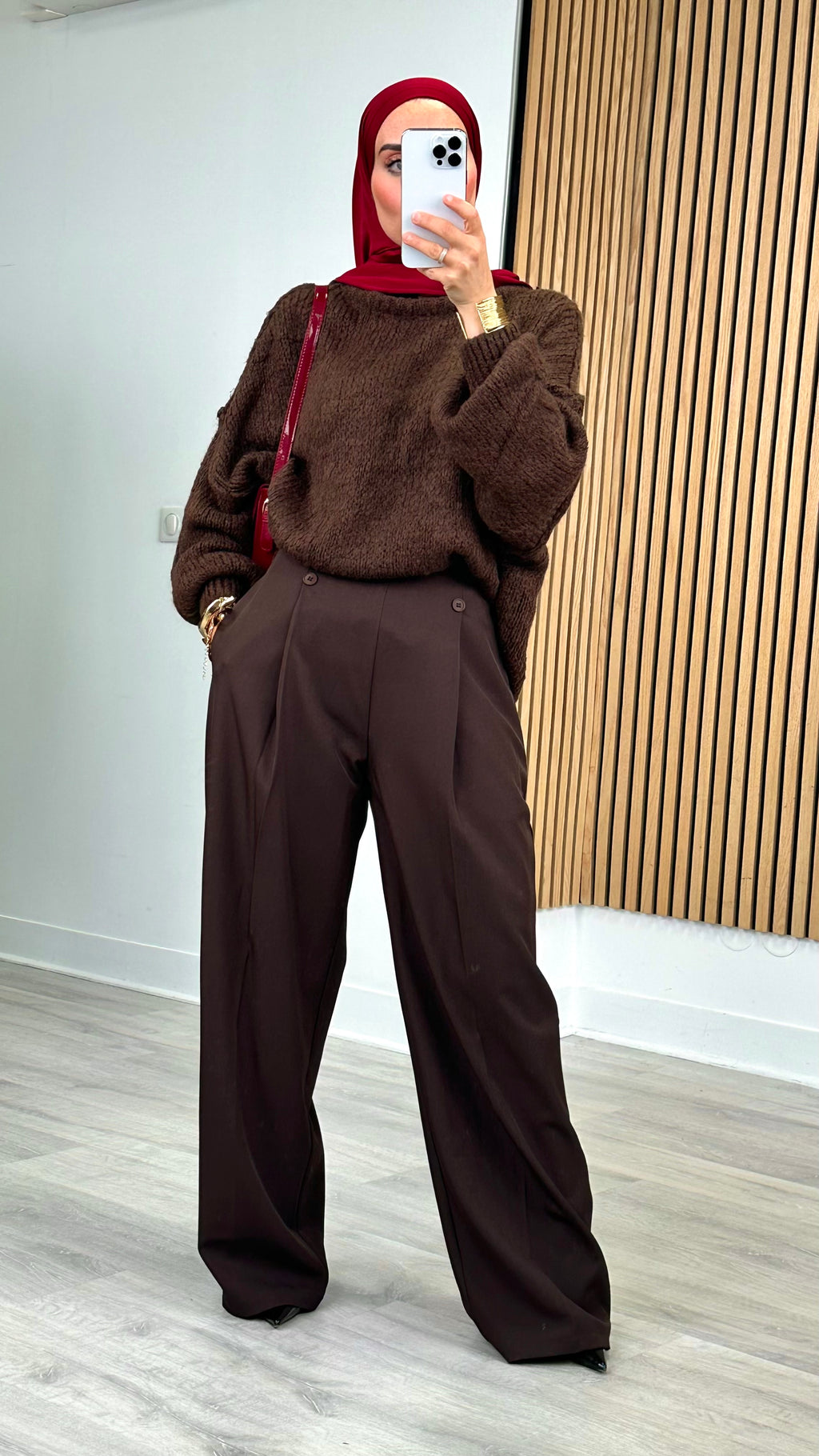 Pantalon Sara chocolat