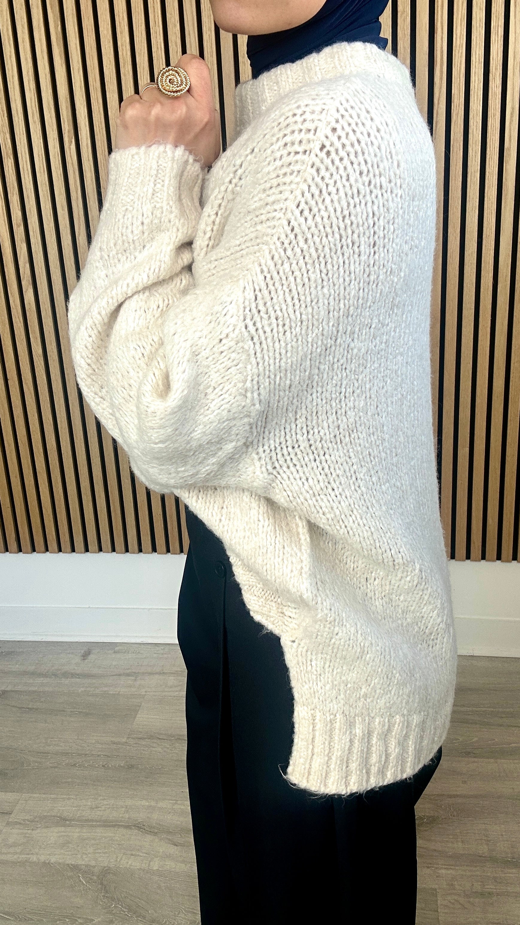 Pull en Laine Crème