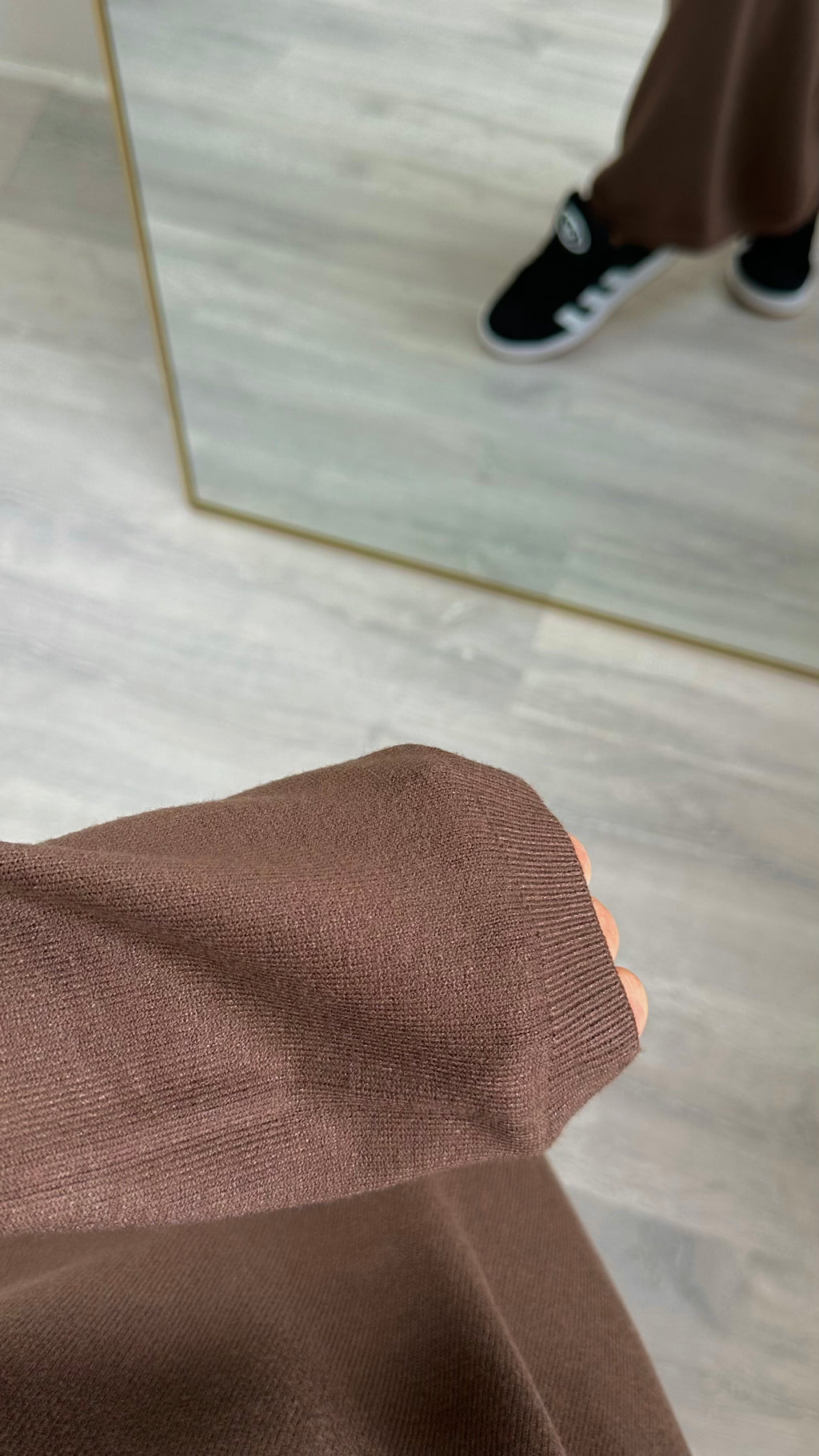 Robe longue en maille