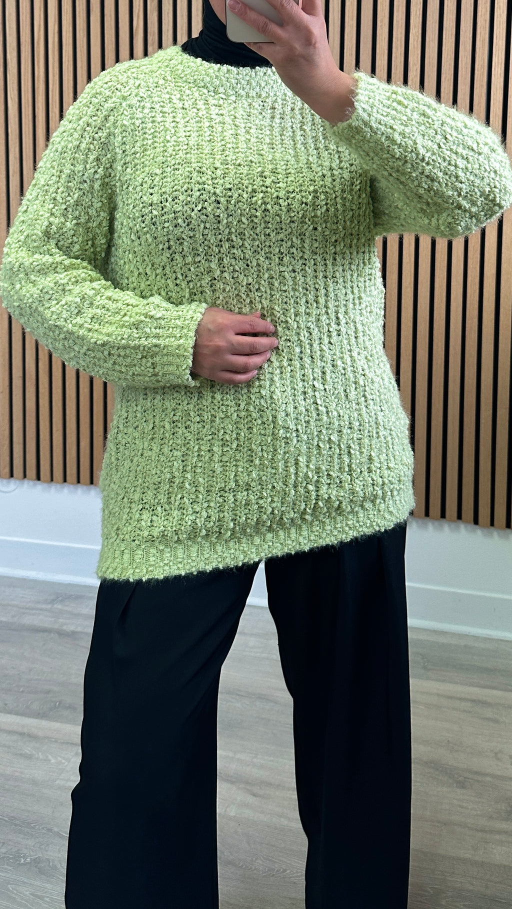 Pull Cocooning Menthe