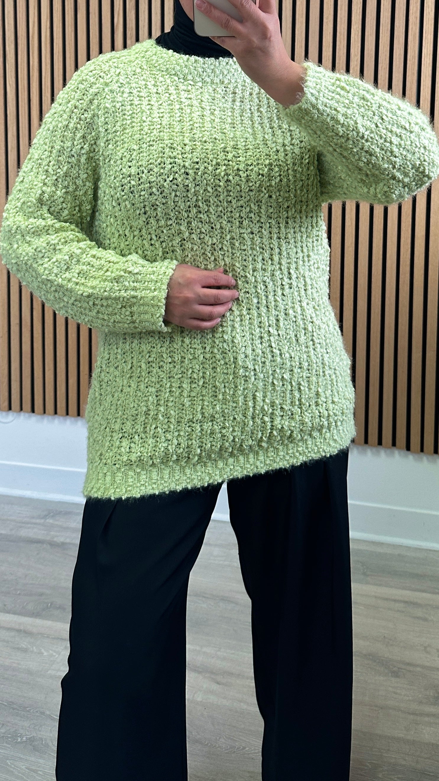 Pull Cocooning Menthe